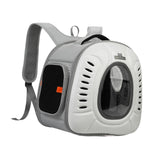 Maxbell Pet Travel Backpack Cage Breathable Space Capsule for Outdoor Travel Walking white