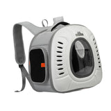 Maxbell Pet Travel Backpack Cage Breathable Space Capsule for Outdoor Travel Walking white