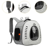 Maxbell Pet Travel Backpack Cage Breathable Space Capsule for Outdoor Travel Walking white
