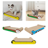 Maxbell Cat Scratchers Cardboard 2 in 1 Pet Bed Cat Scratch Pad for Indoor Cats Play green