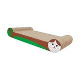 Maxbell Cat Scratchers Cardboard 2 in 1 Pet Bed Cat Scratch Pad for Indoor Cats Play green