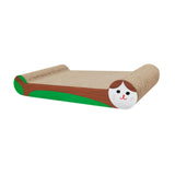 Maxbell Cat Scratchers Cardboard 2 in 1 Pet Bed Cat Scratch Pad for Indoor Cats Play green