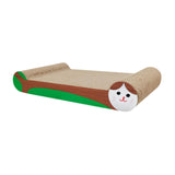Maxbell Cat Scratchers Cardboard 2 in 1 Pet Bed Cat Scratch Pad for Indoor Cats Play green