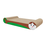 Maxbell Cat Scratchers Cardboard 2 in 1 Pet Bed Cat Scratch Pad for Indoor Cats Play green