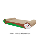 Maxbell Cat Scratchers Cardboard 2 in 1 Pet Bed Cat Scratch Pad for Indoor Cats Play green