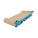 Maxbell Cat Scratchers Cardboard 2 in 1 Pet Bed Cat Scratch Pad for Indoor Cats Play blue
