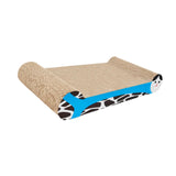 Maxbell Cat Scratchers Cardboard 2 in 1 Pet Bed Cat Scratch Pad for Indoor Cats Play blue