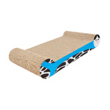 Maxbell Cat Scratchers Cardboard 2 in 1 Pet Bed Cat Scratch Pad for Indoor Cats Play blue