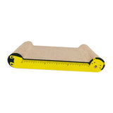 Maxbell Cat Scratchers Cardboard 2 in 1 Pet Bed Cat Scratch Pad for Indoor Cats Play yellow