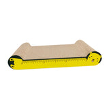 Maxbell Cat Scratchers Cardboard 2 in 1 Pet Bed Cat Scratch Pad for Indoor Cats Play yellow