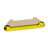 Maxbell Cat Scratchers Cardboard 2 in 1 Pet Bed Cat Scratch Pad for Indoor Cats Play yellow
