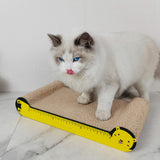 Maxbell Cat Scratchers Cardboard 2 in 1 Pet Bed Cat Scratch Pad for Indoor Cats Play yellow