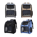 Maxbell Pet Carrier Backpack Pet Travel Bag for Hiking Travel Small Medium Sized Pet Black