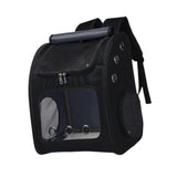 Maxbell Pet Carrier Backpack Pet Travel Bag for Hiking Travel Small Medium Sized Pet Black
