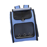 Maxbell Pet Carrier Backpack Pet Travel Bag for Hiking Travel Small Medium Sized Pet Blue