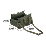 Maxbell Dog Car Seat Easy Installation Dog Kennel Pet Car Seat for Dogs Kitten Puppy Green