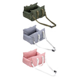 Maxbell Dog Car Seat Easy Installation Dog Kennel Pet Car Seat for Dogs Kitten Puppy Green
