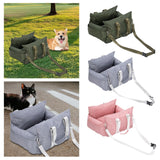 Maxbell Dog Car Seat Easy Installation Dog Kennel Pet Car Seat for Dogs Kitten Puppy Green