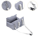 Maxbell Dog Car Seat Easy Installation Dog Kennel Pet Car Seat for Dogs Kitten Puppy Gray