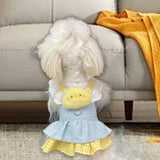 Maxbell Dog Dress Cats Clothes Spring Summer Breathable Dresses Cat Princess Dresses S