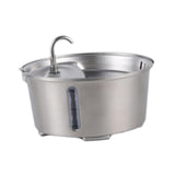Maxbell Cat Water Fountain Stainless Steel 2.6L Water Bowl Drinking Fountain for Pet