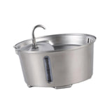 Maxbell Cat Water Fountain Stainless Steel 2.6L Water Bowl Drinking Fountain for Pet
