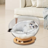 Space Capsule Cat Bed Stable Four Seasons Pet Supplies for Cats Kitty Kitten bear with pad