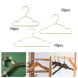 Maxbell 10Pcs Pet Clothes Rack Hangers Dog Clothes Hangers for Pet Toddlers Children S