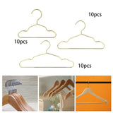 Maxbell 10Pcs Pet Clothes Rack Hangers Dog Clothes Hangers for Pet Toddlers Children S