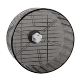 Maxbell Hamster Wheel Quiet Interactive Jogging Wheel for Small Animal Hedgehogs Rat Gray