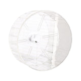 Maxbell Hamster Wheel Quiet Interactive Jogging Wheel for Small Animal Hedgehogs Rat Clear