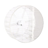 Maxbell Hamster Wheel Quiet Interactive Jogging Wheel for Small Animal Hedgehogs Rat Clear
