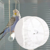 Maxbell Hamster Wheel Quiet Interactive Jogging Wheel for Small Animal Hedgehogs Rat Clear