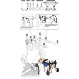 Dog Wheelchair for Back Legs Sturdy for Disabled Dog Disabled Dog Wheelchair XS