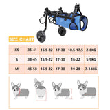 Maxbell Dog Wheelchair for Back Legs Sturdy for Disabled Dog Disabled Dog Wheelchair M