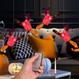 Maxbell 4 Pieces Halloween Witchs Lights for Outdoor Indoor Party Supplies Halloween