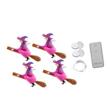 Maxbell 4 Pieces Halloween Witchs Lights for Outdoor Indoor Party Supplies Halloween