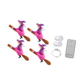 Maxbell 4 Pieces Halloween Witchs Lights for Outdoor Indoor Party Supplies Halloween