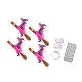 Maxbell 4 Pieces Halloween Witchs Lights for Outdoor Indoor Party Supplies Halloween