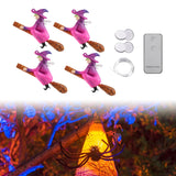 Maxbell 4 Pieces Halloween Witchs Lights for Outdoor Indoor Party Supplies Halloween