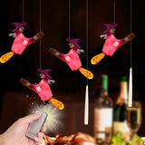 Maxbell 4 Pieces Halloween Witchs Lights for Outdoor Indoor Party Supplies Halloween