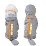 Dogs Raincoat with Hood Full Body Dog Rain Jacket for Walking Outdoor Hiking S