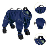Dog Suspender Boots Waterproof Paw Protectors for Running Hiking Walking XL