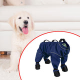 Dog Suspender Boots Waterproof Paw Protectors for Running Hiking Walking XL