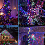 Maxbell Christmas Tree Light Outdoor USB Globe Fairy Lights for Patio Front Yard BBQ