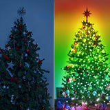 Maxbell Christmas Tree Light Outdoor USB Globe Fairy Lights for Patio Front Yard BBQ