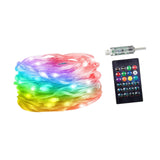 Maxbell Christmas Tree Light Outdoor USB Globe Fairy Lights for Patio Front Yard BBQ