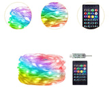 Maxbell Christmas Tree Light Outdoor USB Globe Fairy Lights for Patio Front Yard BBQ