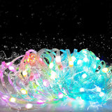 Maxbell Christmas Tree Light Outdoor USB Globe Fairy Lights for Patio Front Yard BBQ