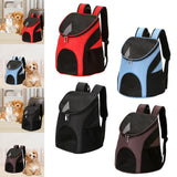 Maxbell Dog Carrier Backpack Sturdy with Mesh Ventilation for Kitten Dog Red